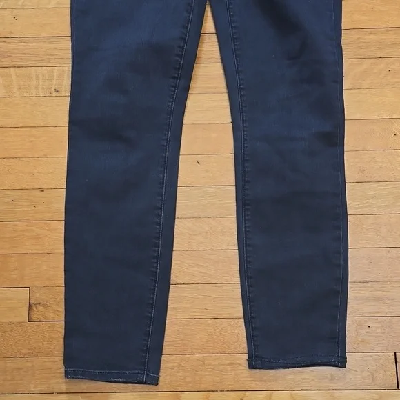 PAIGE, Hoxton, Ankle High Rise Button Fly Jeans, Black, VGUC, Women's 29 - Picture 10 of 14